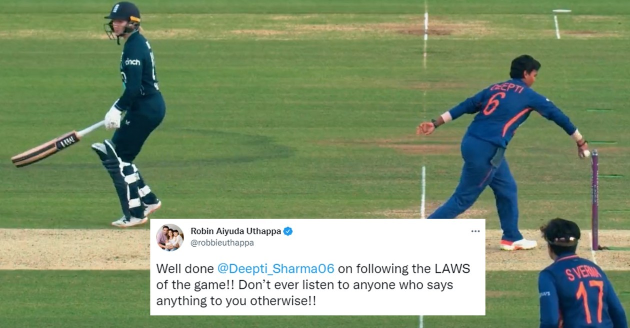 Cricket fraternity reacts to Deepti Sharmas run out of Charlie Dean