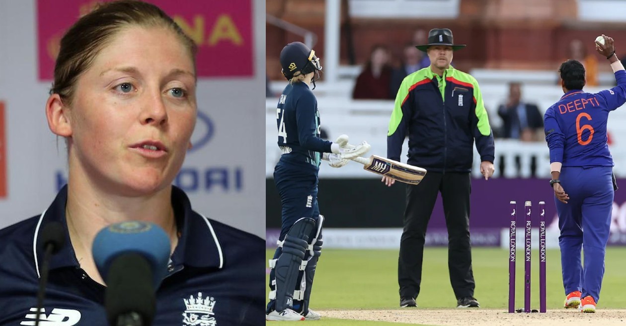 Heather Knight accuses Deepti Sharma of lying on Charlie Deans run out incident