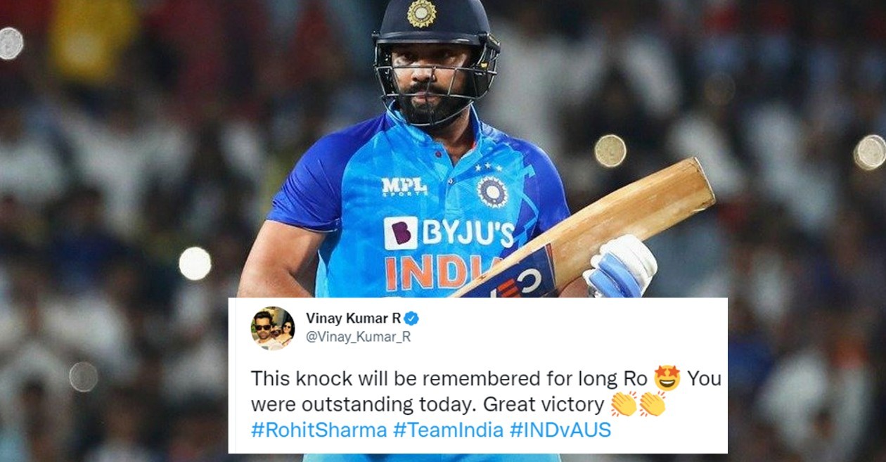 Twitter reactions: Stunning Rohit Sharma propels India to series-levelling win over Australia