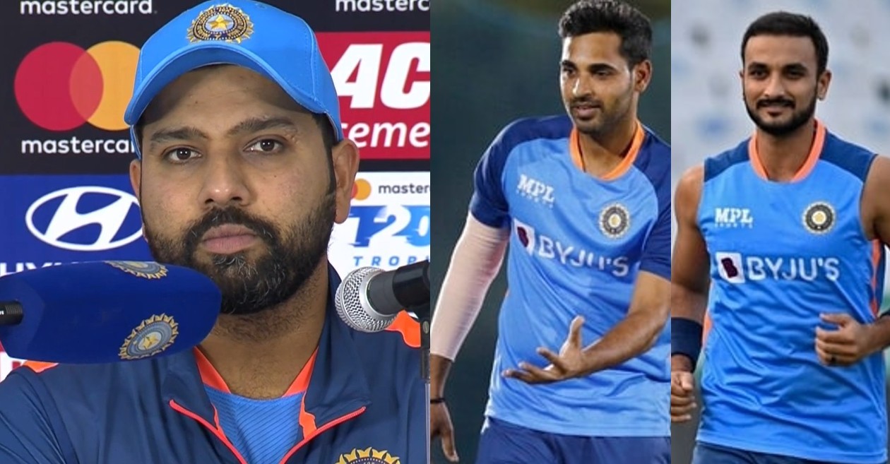 Rohit Sharma opens up about Bhuvneshwar Kumar and Harshal Patel’s poor death bowling