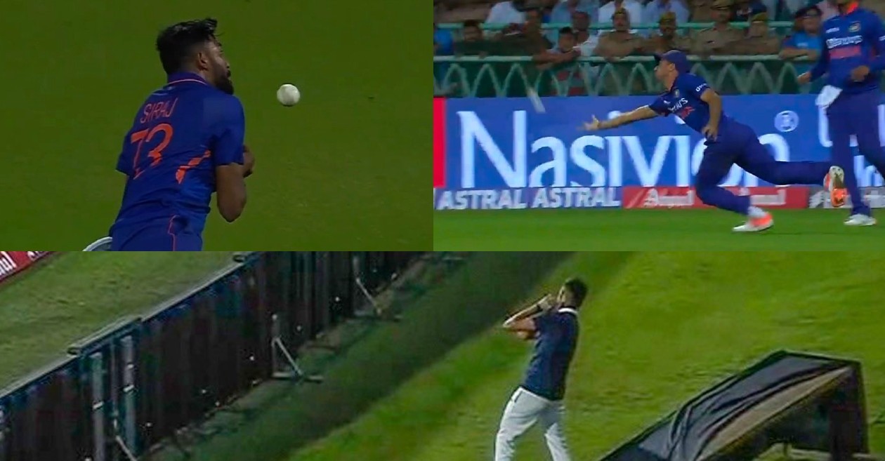 IND v SA: WATCH – Ball boy takes a stunner after Indian fielders drop two consecutive catches in the first ODI