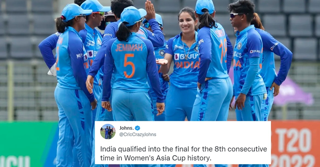 Twitter reactions: Clinical India thrash Thailand to enter the final of Women’s Asia Cup 2022