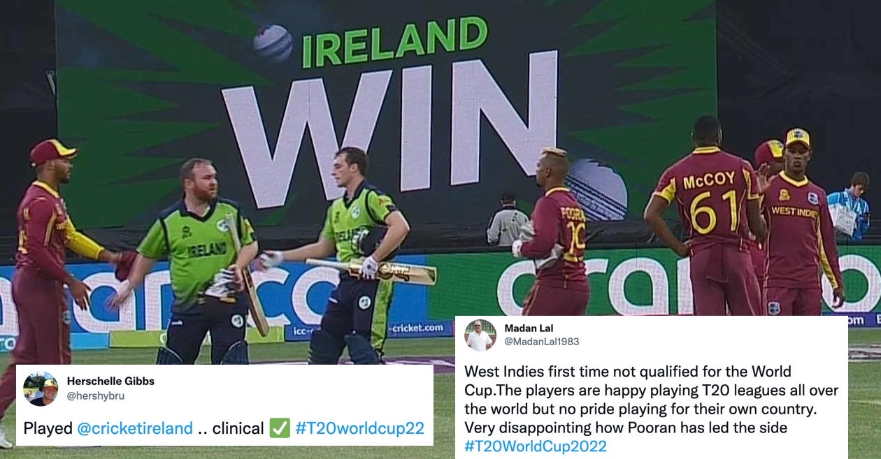 Twitter reactions: Ireland qualify for T20 World Cup Super 12s after thrashing West Indies by 9 wickets