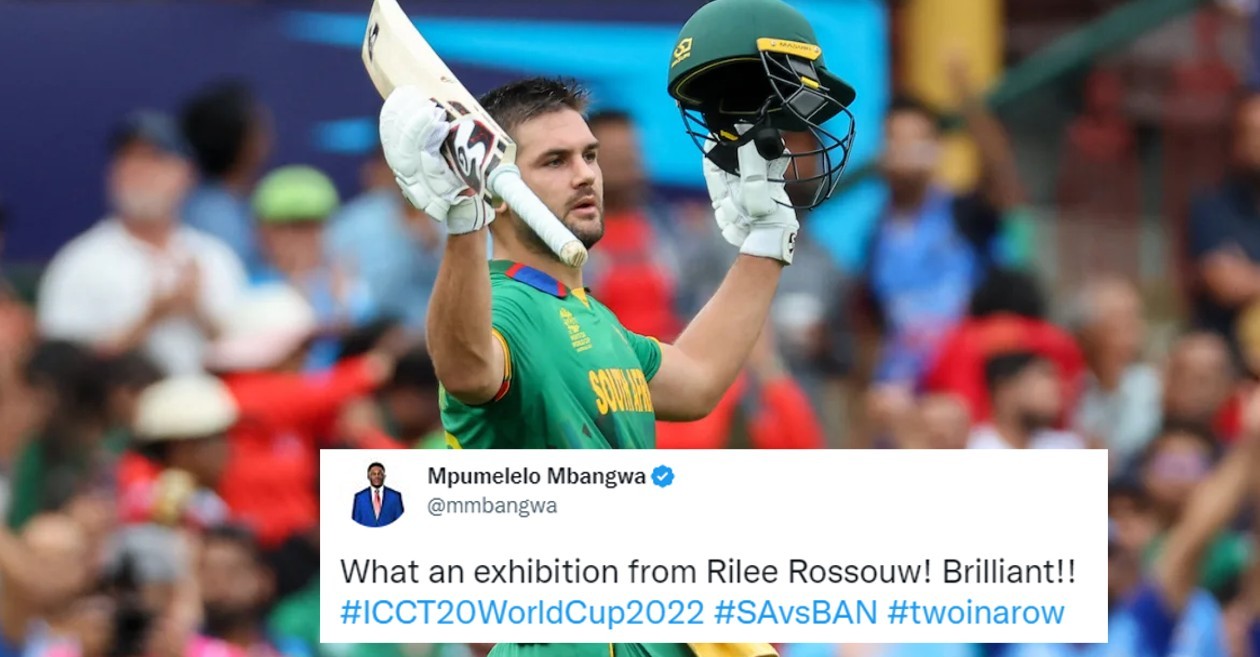 Twitter erupts as South Africa’s Rilee Rossouw hits stunning century against Bangladesh – T20 World Cup 2022