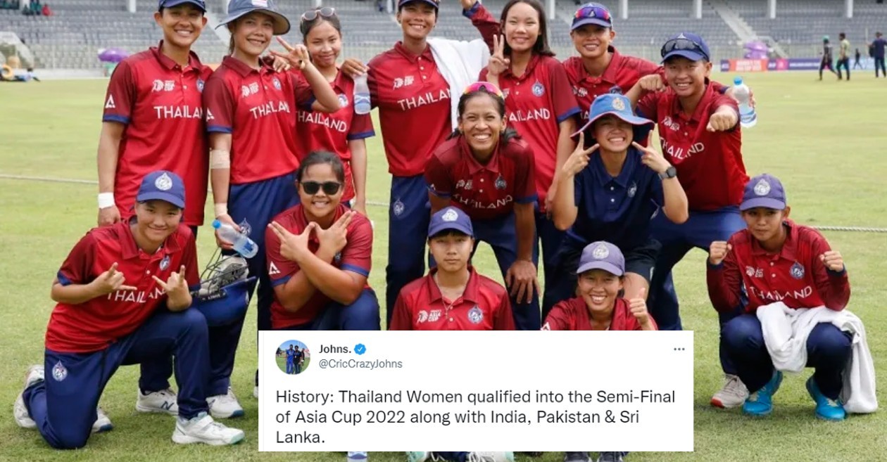 Thailand qualify for Women's Asia Cup semi-finals