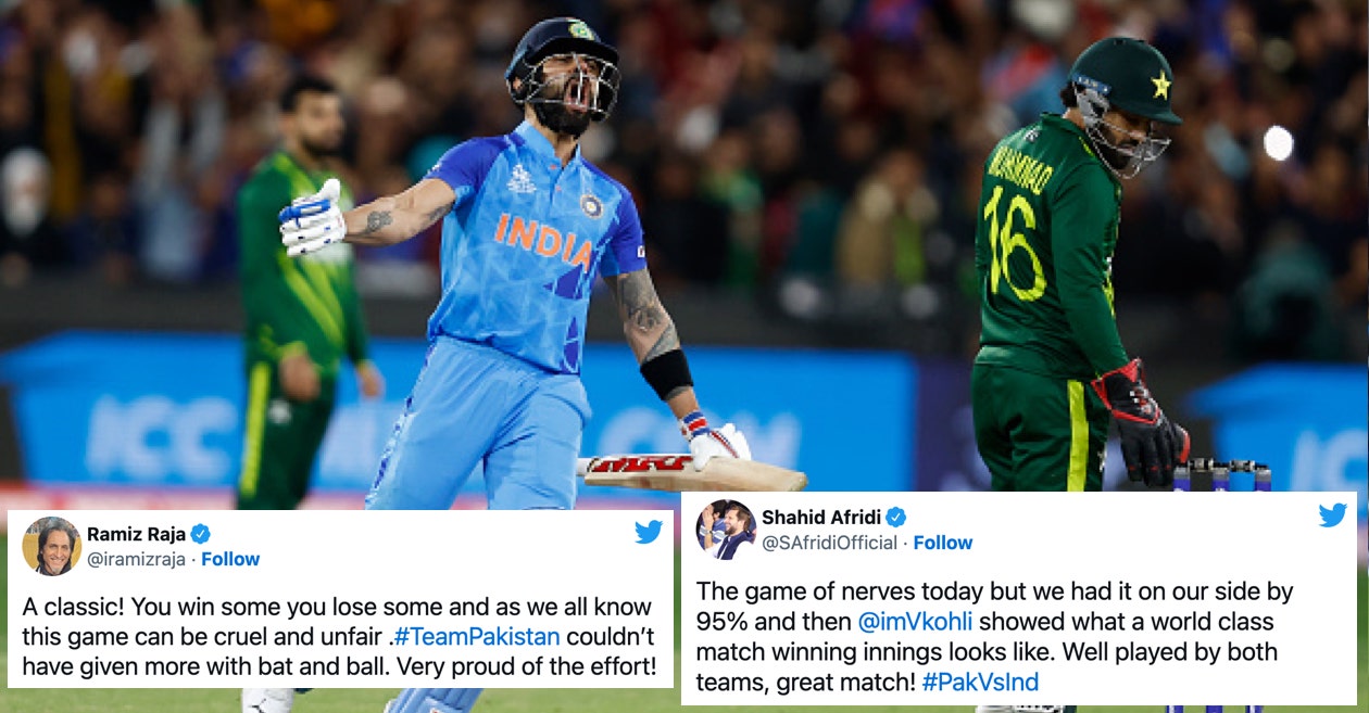 T20 World Cup: Pakistan cricket fraternity reacts to last-ball defeat against Virat Kohli-inspired India