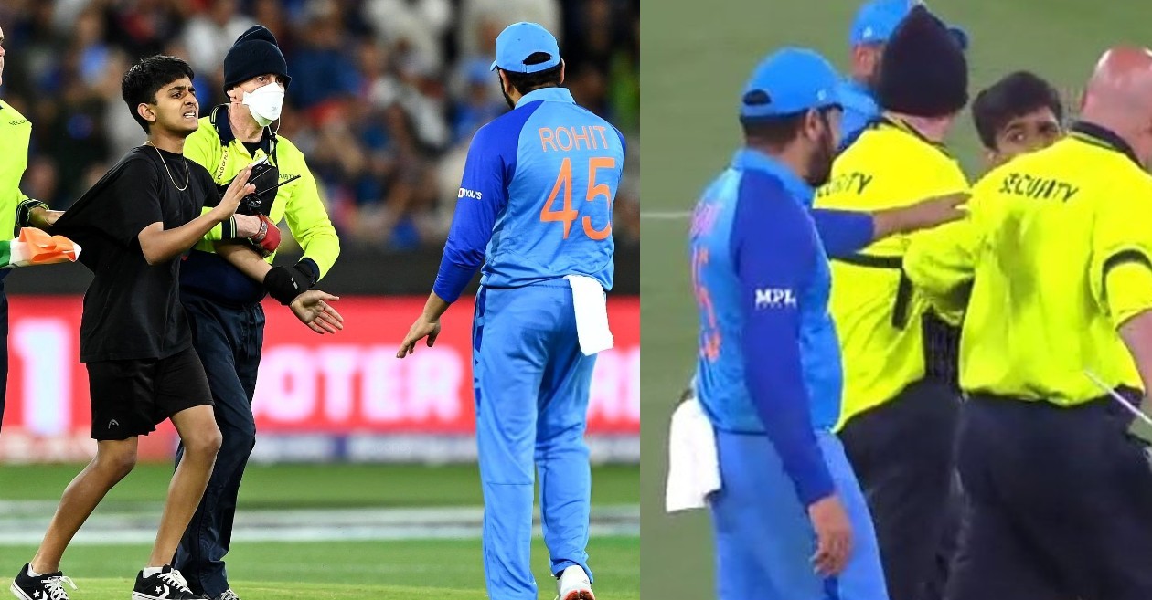 T20 World Cup 2022: WATCH – Fan breaches security to meet Rohit Sharma at MCG, fined INR 6.5 Lakhs