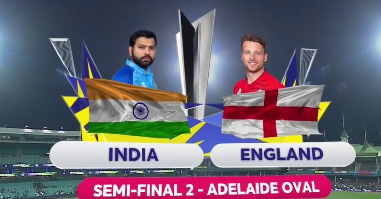 T20 World Cup 2022, 2nd Semifinal: India vs England – Match Prediction & Live Streaming details