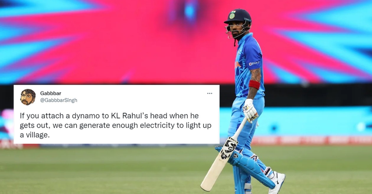 Netizens troll KL Rahul for his flop show in semi-final against England