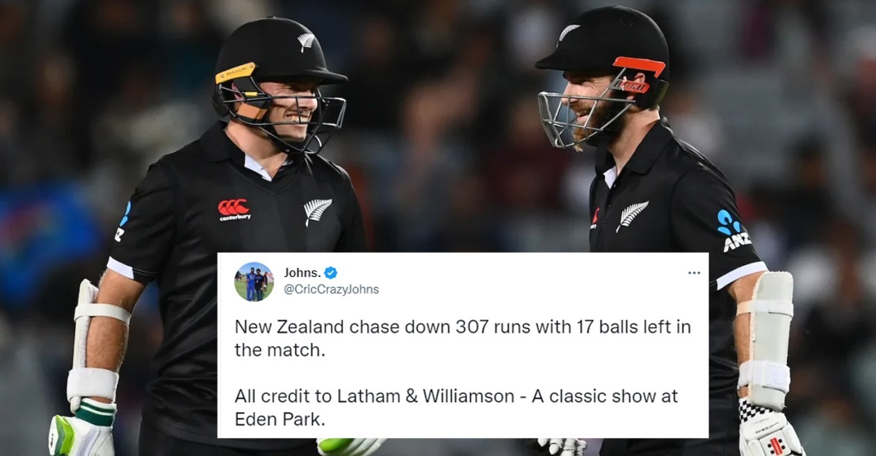 Twitter reactions: Tom Latham, Kane Williamson lead New Zealand to a comfortable win over India in 1st ODI