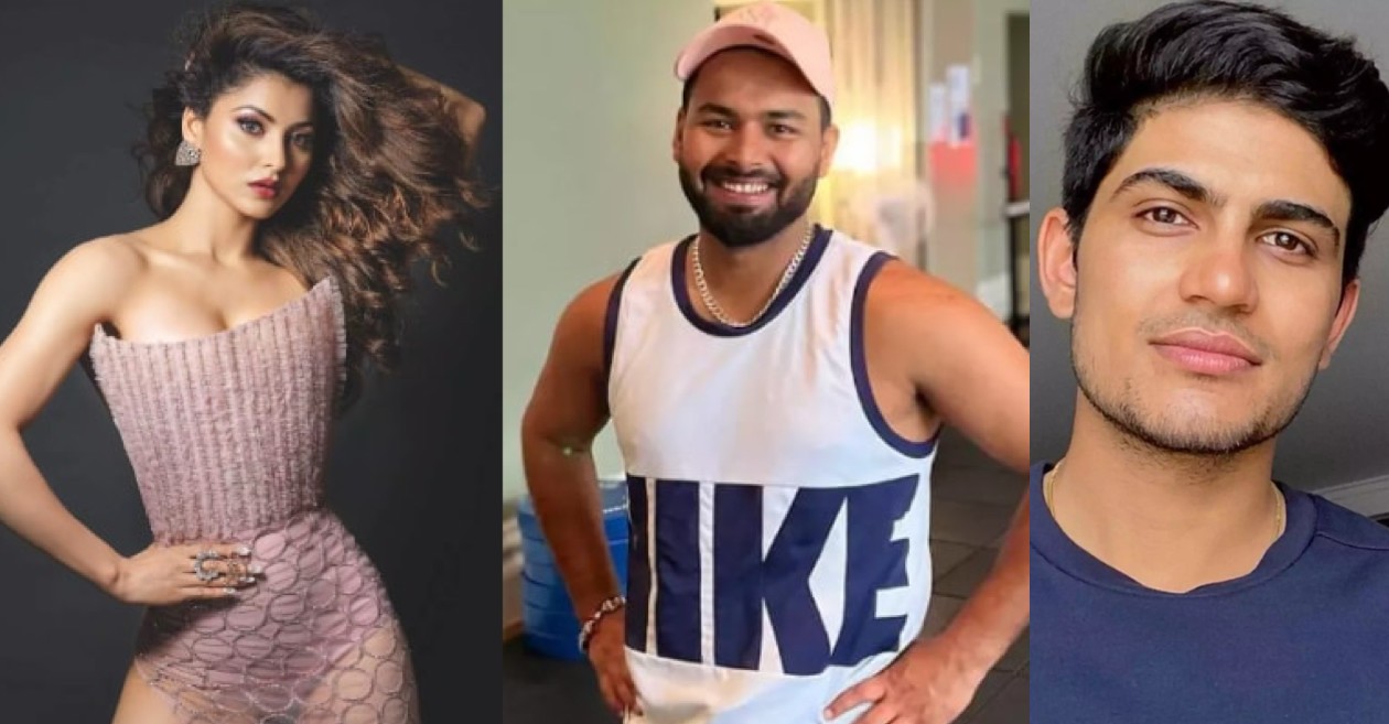 Urvashi Rautela, Rishabh Pant, Shubman Gill