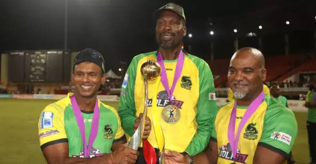 Andre Coley (right) served as the assistant coach of Jamaica Tallawahs in CPL 2022