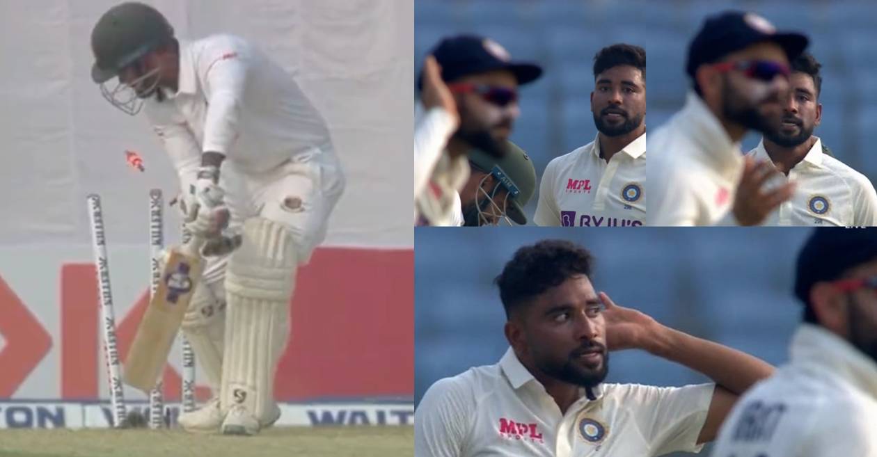 WATCH: Mohammed Siraj, Virat Kohli tease Bangladesh fans after Litton Das’ dismissal – BAN vs IND, 1st Test