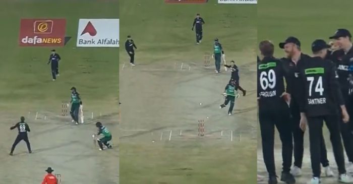 PAK vs NZ – WATCH: Glenn Phillips celebrates wildly after running out Agha Salman