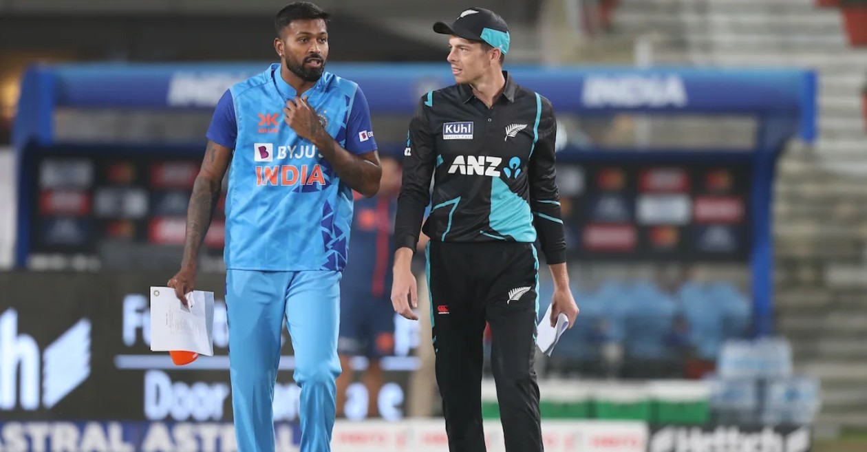 Hardik Pandya, Mitchell Santner