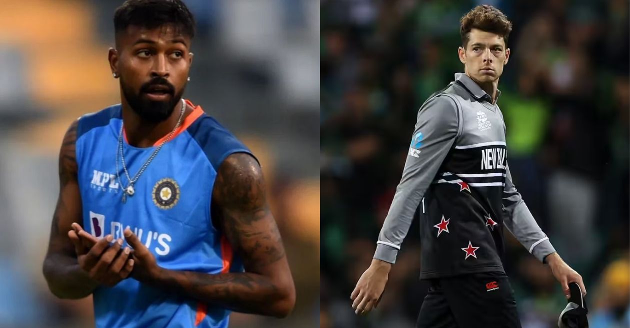 Hardik Pandya and Mitchell Santner