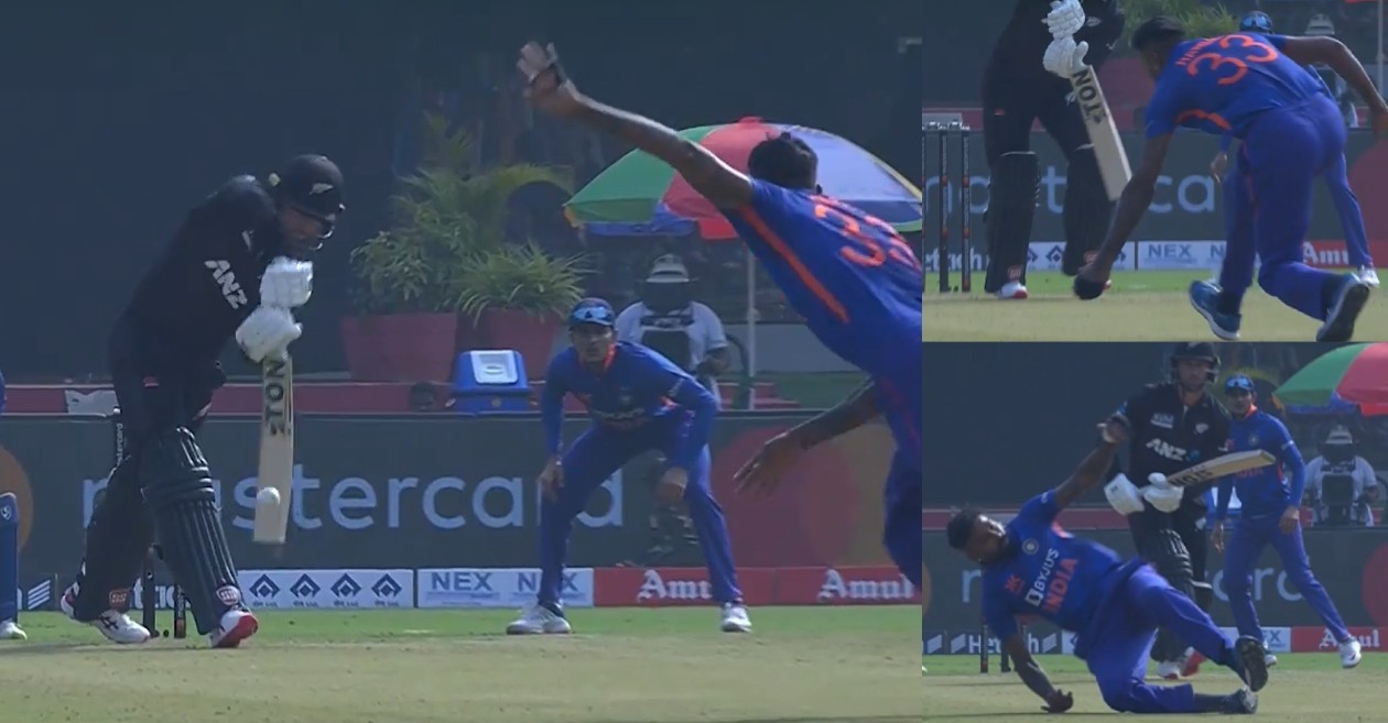 Hardik Pandya plucks a brilliant catch to get rid of Devon Conway