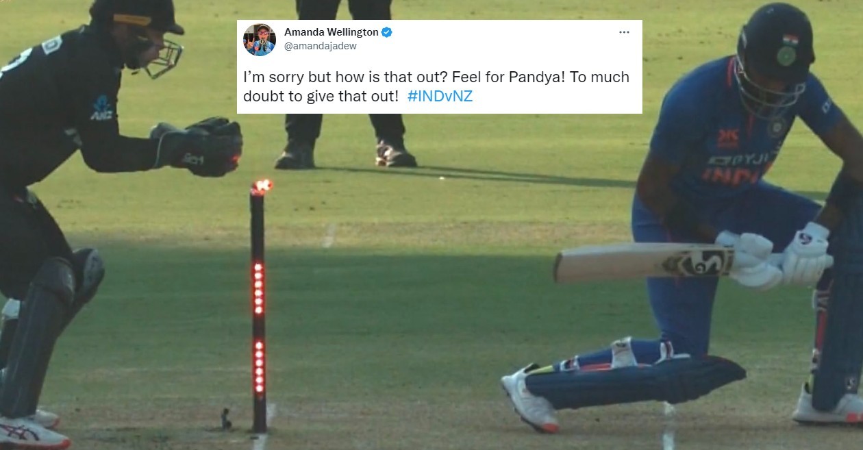 Hardik Pandya's dismissal triggers controversy