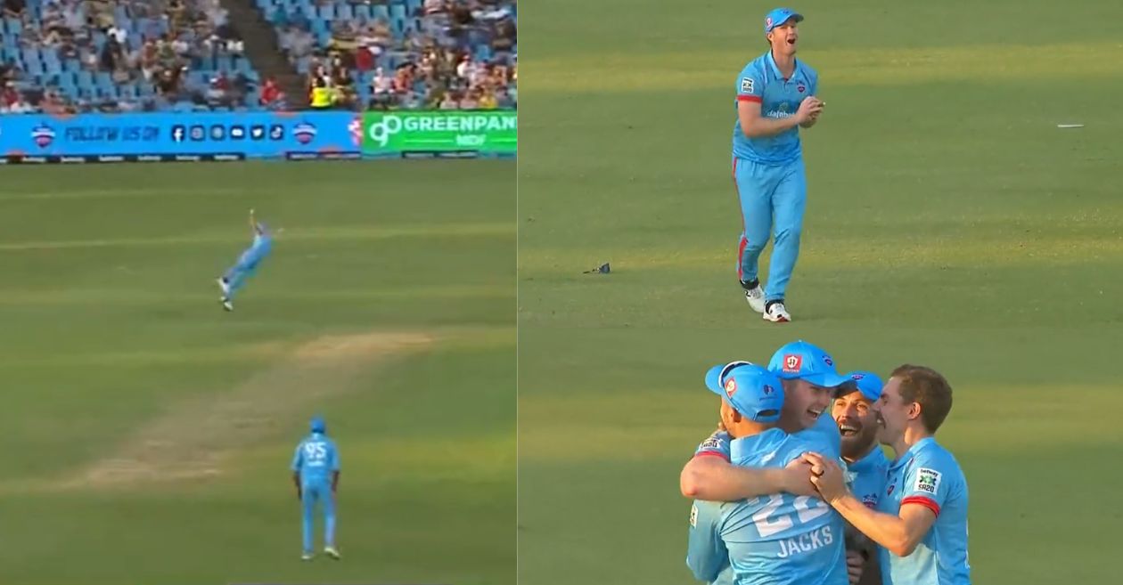 SA20 2023 – WATCH: James Neesham takes a flying catch in Joburg Super Kings vs Pretoria Capitals clash