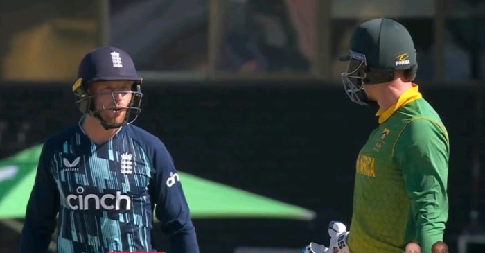 SA vs ENG, WATCH: Jos Buttler engages in a verbal altercation with Rassie van der Dussen in 2nd ODI
