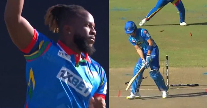 SA20 – WATCH: Kyle Mayers bowls a blistering yorker to dismiss MI Cape Town opener Dewald Brevis