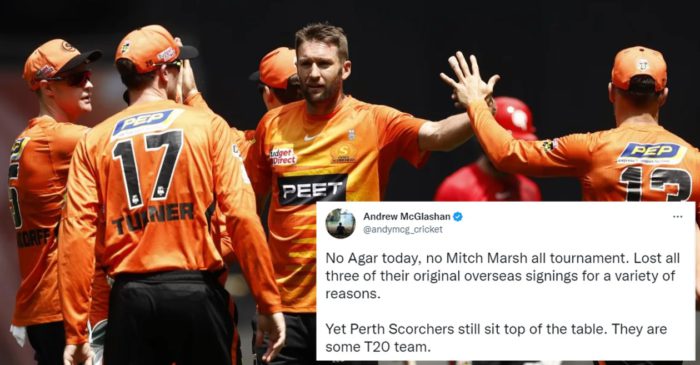 Twitter reactions: Perth Scorchers bag 5th win in BBL|12; beat Melbourne Renegades to continue domination