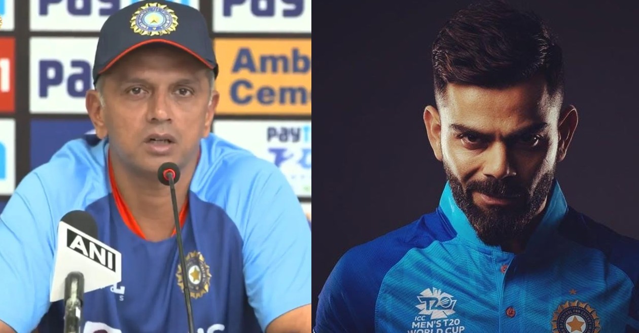 Rahul Dravid gives a blockbuster reply to the reporter’s query on Virat Kohli’s future in T20Is