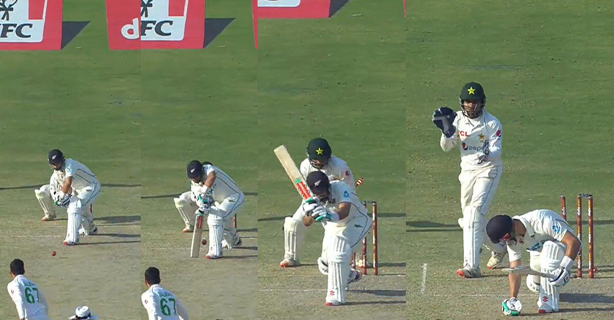 PAK vs NZ, WATCH: Agha Salman cleans up Daryl Mitchell with a beauty on Day 1 of the second Test