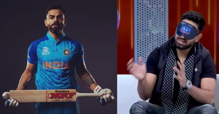 WATCH: Haris Rauf correctly guesses Virat Kohli’s name during a blindfold challenge