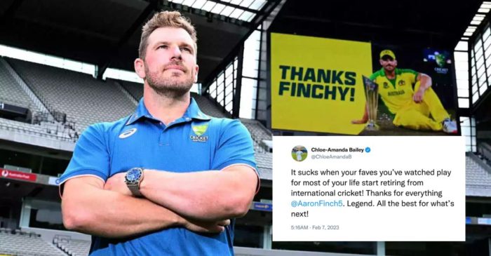 ‘Thanks for everything. Legend’: Twitter bids farewell to retiring Aaron Finch