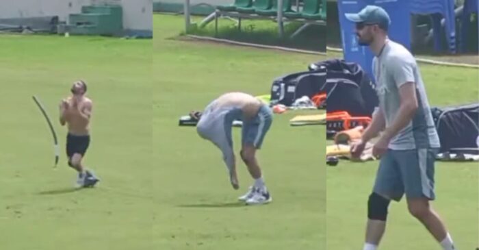 BAN vs ENG 2023 – WATCH: Mark Wood takes off his jersey during a bizarre catch drill