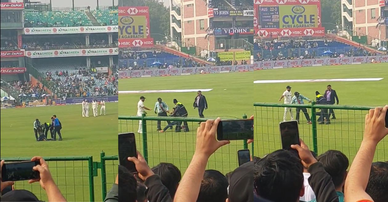 Mohammed Shami asking security to not harm the fan