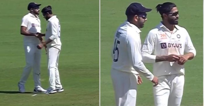 Aussie fan shares a video claiming Ravindra Jadeja applied substance on his spinning finger; Tim Paine reacts
