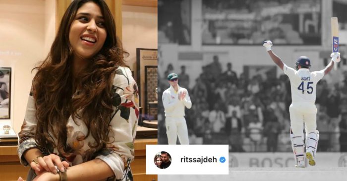 IND vs AUS: Rohit Sharma’s wife comes up with epic reaction after former’s record-breaking ton in Nagpur Test