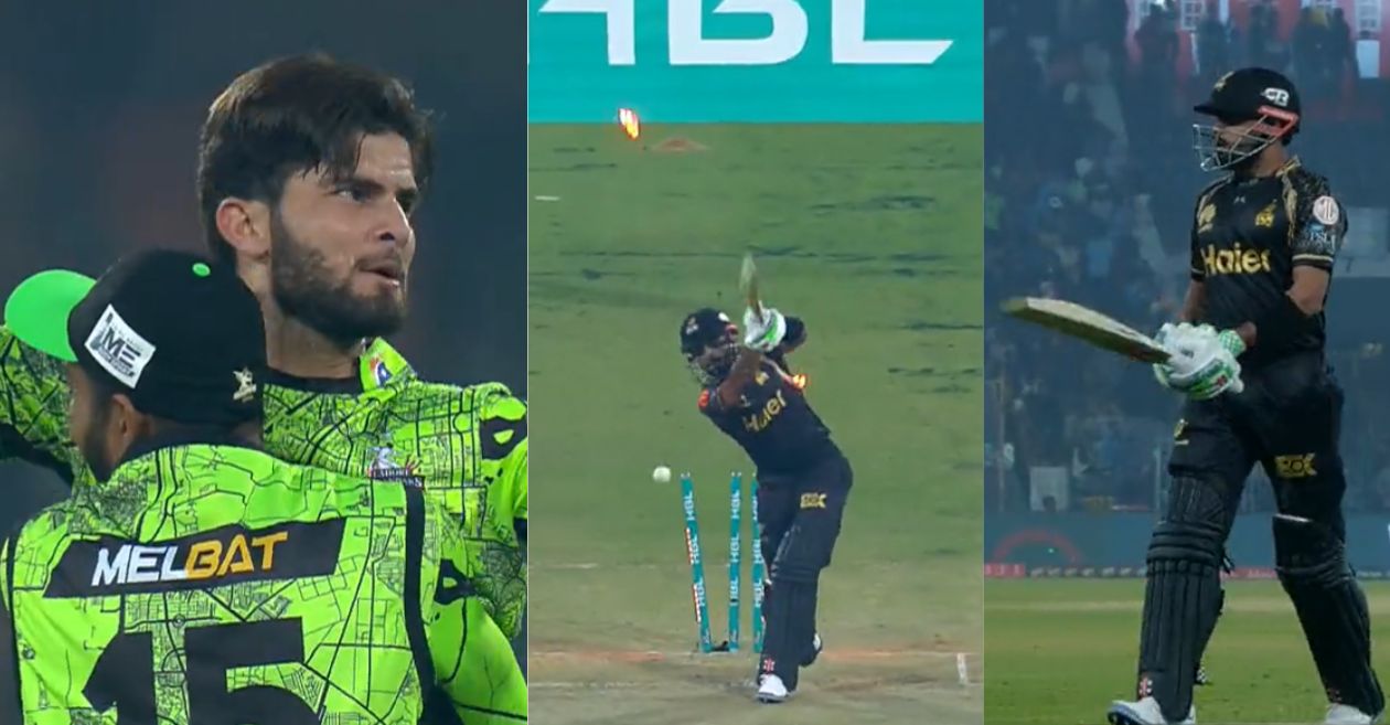 Shaheen Afridi sends back Babar Azam with a stunning delivery