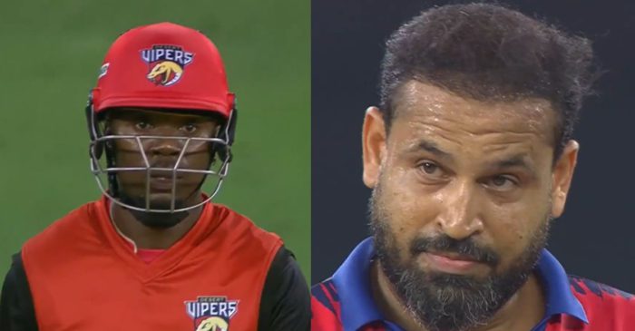 WATCH: Sherfane Rutherford hits Yusuf Pathan for 5 consecutive sixes in ILT20