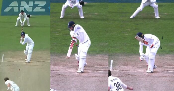 WATCH: Tim Southee cleans up Zak Crawley with a ripping inswinger in Wellington Test
