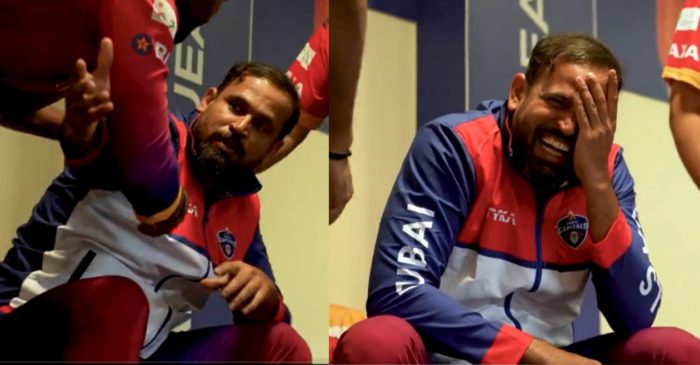 WATCH: Yusuf Pathan shocks Dubai Capitals management with a prank in ILT20