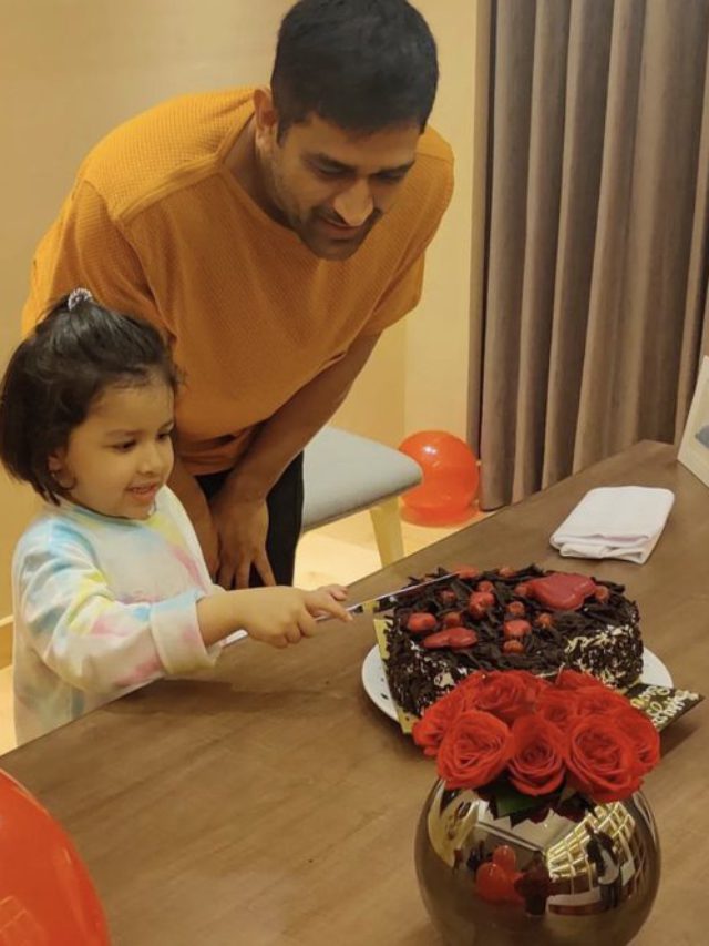 Ziva Dhoni celebrated her eighth birthday with family