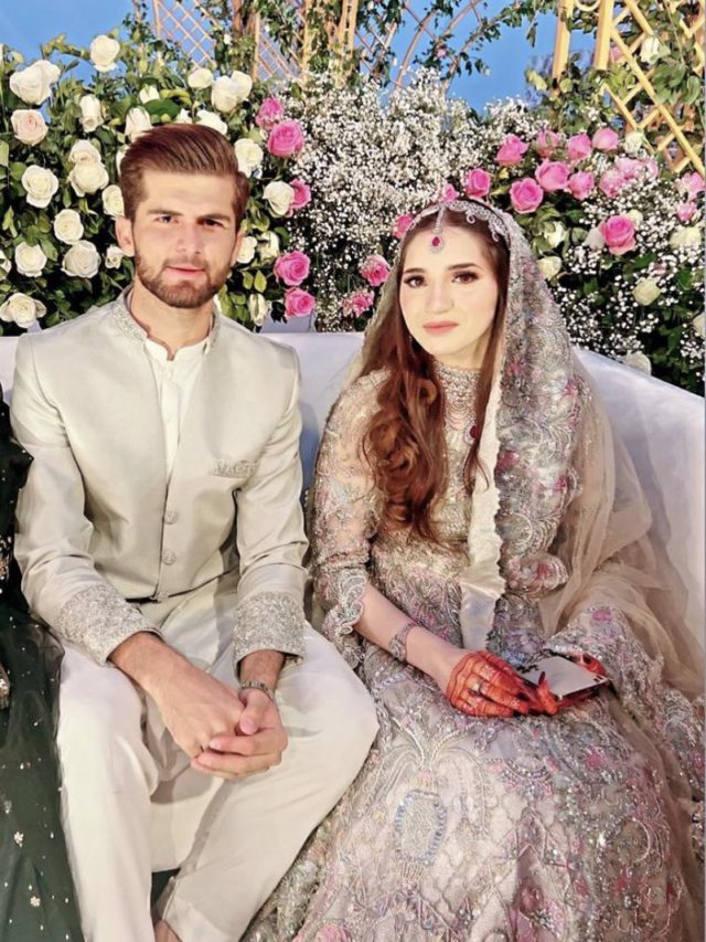 Pakistan seamer Shaheen Afridi marries Shahid Afridi’s daughter Ansha