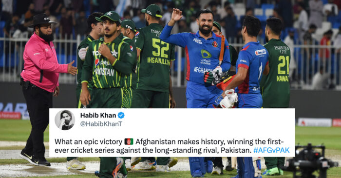 Twitter goes berserk as Afghanistan thump Pakistan to clinch historic T20I series win