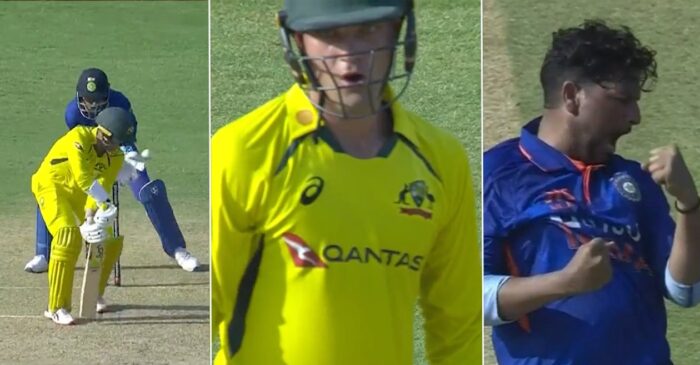 IND vs AUS 2023, WATCH: Alex Carey left stunned after being bowled by Kuldeep Yadav