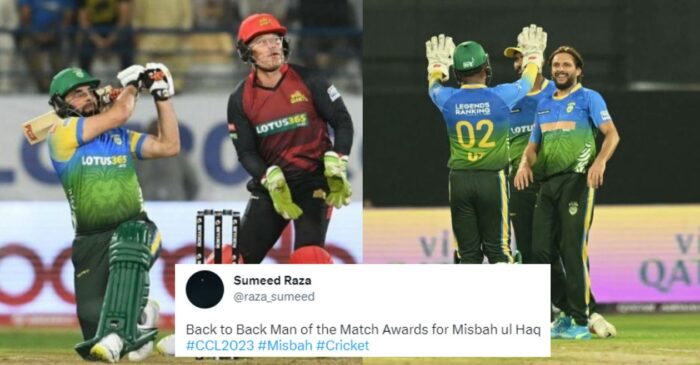 LLC 2023 [Twitter reactions]: Misbah-ul-Haq, bowlers shine in Asia Lions’ big win over World Giants
