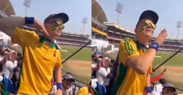 WATCH: Australian fan’s ‘Jhukega Nahi’ celebration goes viral after India’s big defeat in the Indore Test