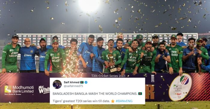 Twitter reactions: Litton Das sizzles as Bangladesh whitewash England in T20I series