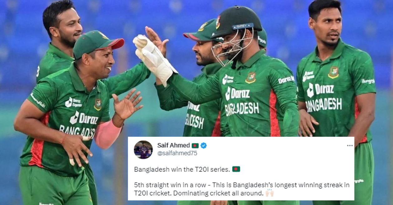 Twitter reactions: Litton Das, Shakib Al Hasan sizzle in Bangladesh’s series-clinching win over Ireland – NewsEverything Cricket