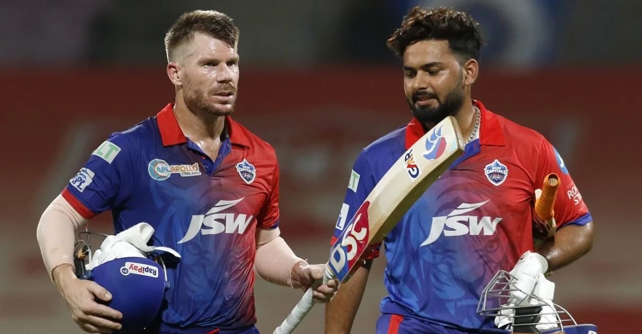 David Warner reacts after replacing Rishabh Pant as Delhi Capitals’ captain for IPL 2023