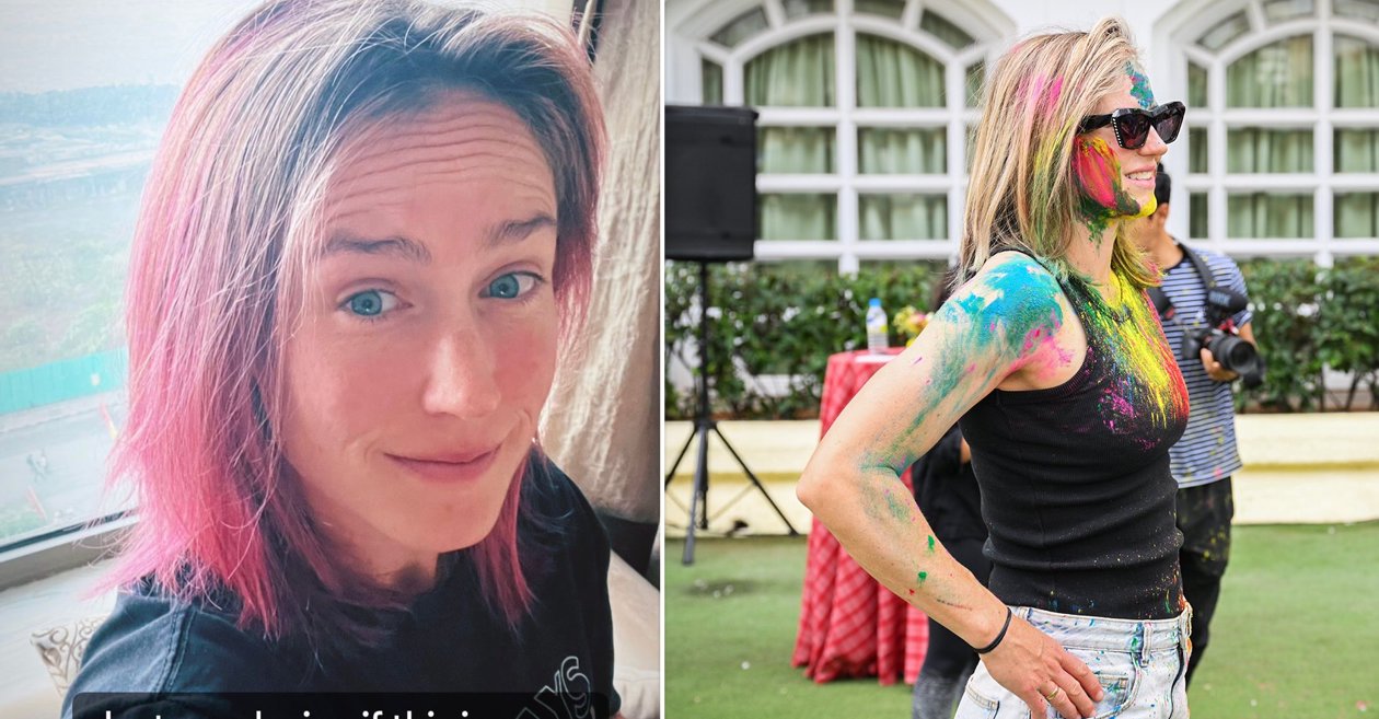 WPL 2023: Aussie superstar Ellyse Perry’s social media post after playing Holi in India breaks the Internet