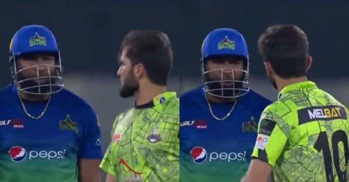 Video of heated altercation between Kieron Pollard and Shaheen Afridi during a PSL game goes viral