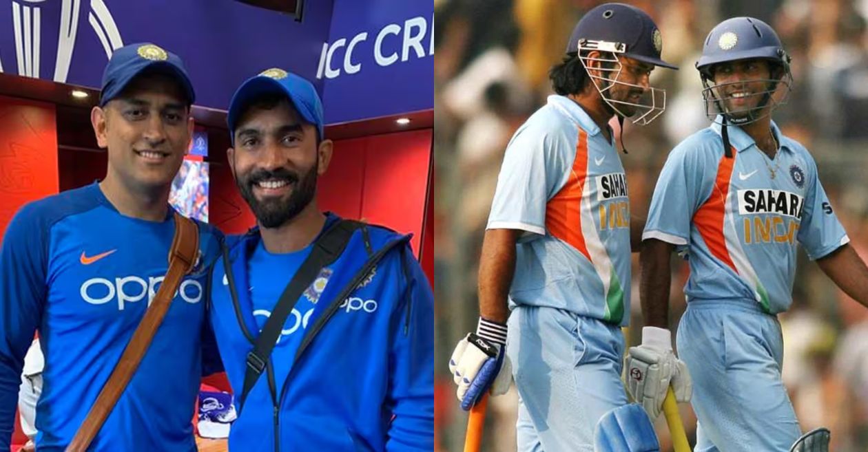 MS Dhoni and Dinesh Karthik